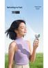 Portable Handheld Cooling Fan with Digital Display, Long Battery Life, USB Rechargeable, Foldable Design for Outdoor Use