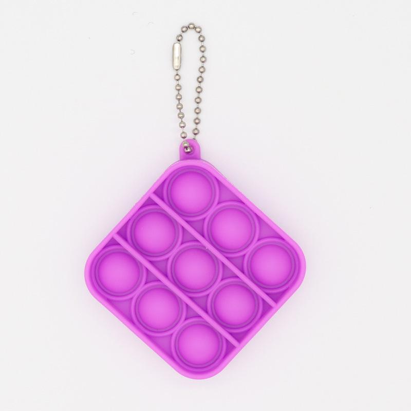 Красочный силиконовый брелок-игрушка-пузырь - Подвеска 'Мышеловка' и образовательный инструмент для снятия стресса
