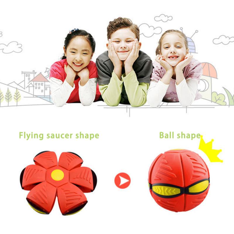 Летающая волшебная тарелка, шар НЛО, плоский диск, мяч, уличная интерактивная спортивная игрушка для родителей и детей