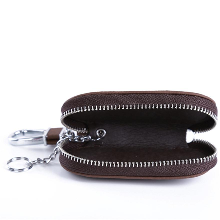Модные портативные однотонные кошельки для ключей от машины, держатель для ключей, высококачественный чехол для ключей из искусственной кожи