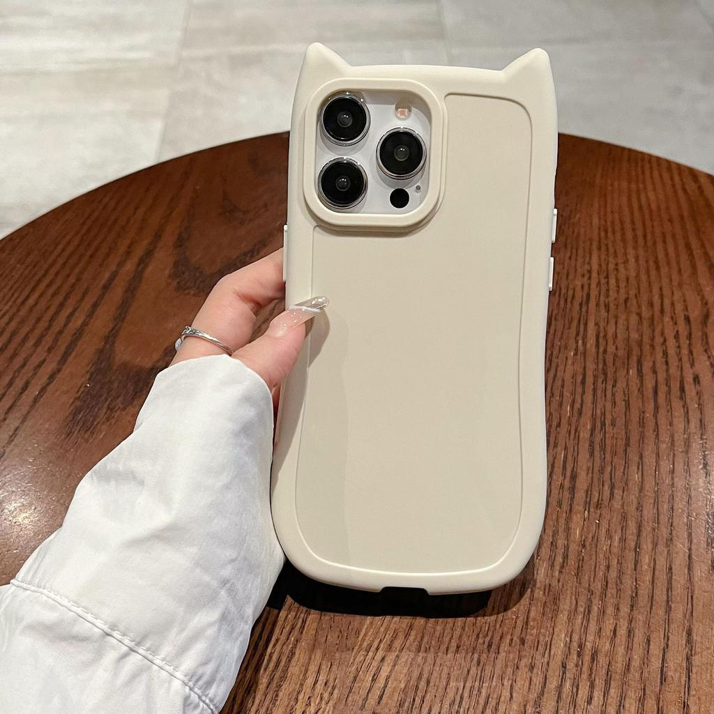 Кошачьи ушки Простые и Продвинутые Подходят для чехла для мобильного телефона Apple 11 Защитный чехол для iPhone15promax 14pro13 12