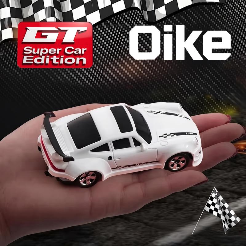 Oike Mini RC Drift Car 1:43 / 1:64 4WD Remote Control Car High Speed Drift RC Cars with LED Lights Racing Toy Gift for Adult Kid