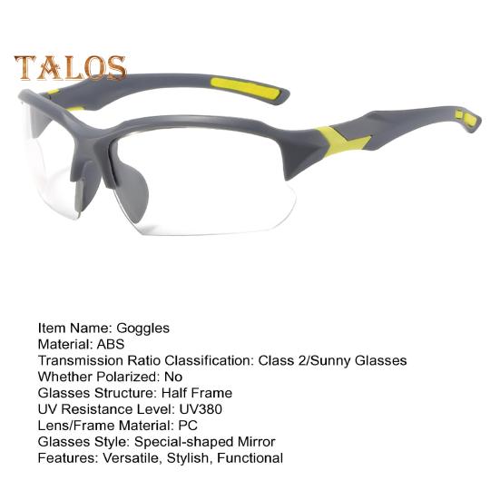 Bifocal Polarized Cycling Sunglasses UV Protection Anti-Glare Scratch Resistant Adjustable Earstems Safety Cord Outdoor Sports Goggles