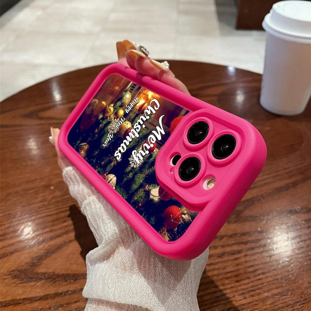 N114 Веселого Рождества desig art С Новым годом Мягкие чехлы для телефонов Angel Eyes для iPhone 16 15 14 13 11 Pro Max 8 7 6s Plus 12 XR XS Max Противоударный чехол