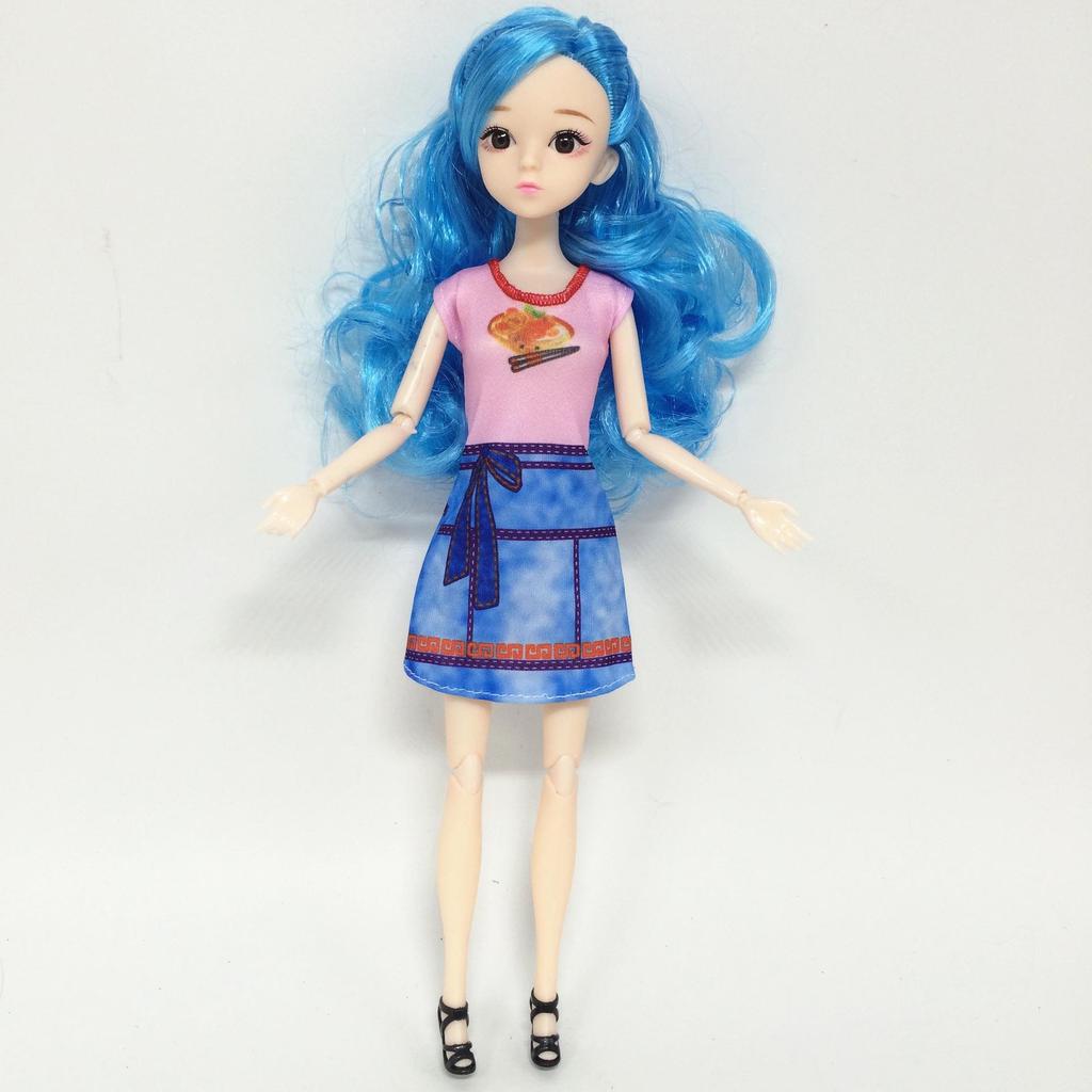 Набор модных кукол: 6 аксессуаров, 2 наряда, юбка, брюки, шорты