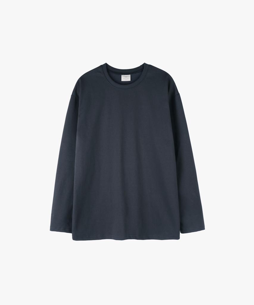 ESN Heavy Essential Round Long Sleeve Charcoal