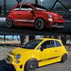 2 шт. Автомобильные боковые полосы-наклейки для FIAT 500 Abarth, Аксессуары, Тюнинг, Автомобильная виниловая пленка, Гоночные спортивные графические наклейки