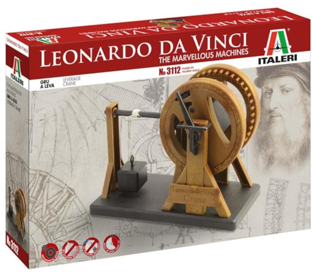 Platz Italeri Leonardo Da Crane Plastic Model IT3112 Vinci's