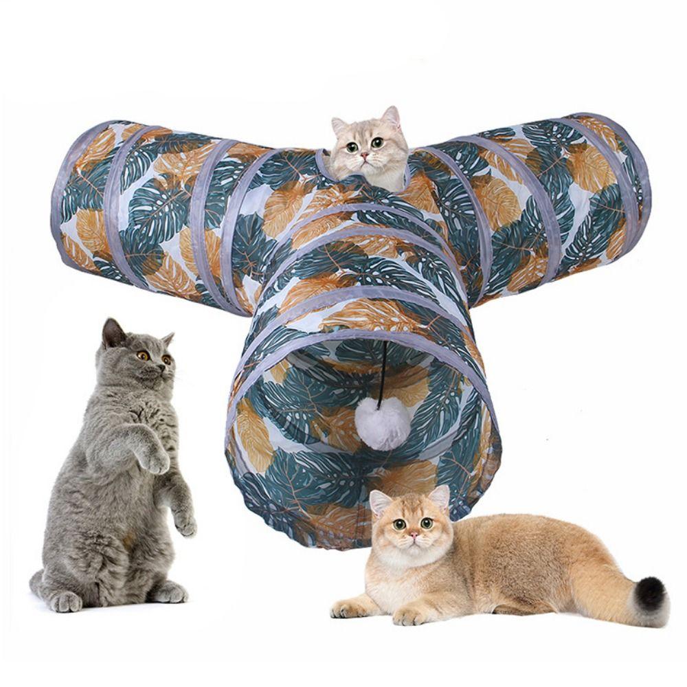 Трех/Четырехсторонний Принт Кошачий Канал Полиэстеровый Кошачий Тоннель Скучающий Кролик Игровые Трубы для Кошек Кроликов