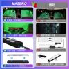 MAZERO Ambient Car Foot Remote RGB Starry Sky 9 Color Memory LED Strip Adjustable Light High No Universal Car Interior Room Car Interior Indirect Set