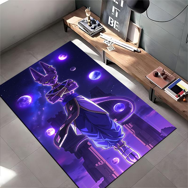 "Purple Cosmic Warrior Design" suitable as a non-slip mat for the living room or bedroom sofa