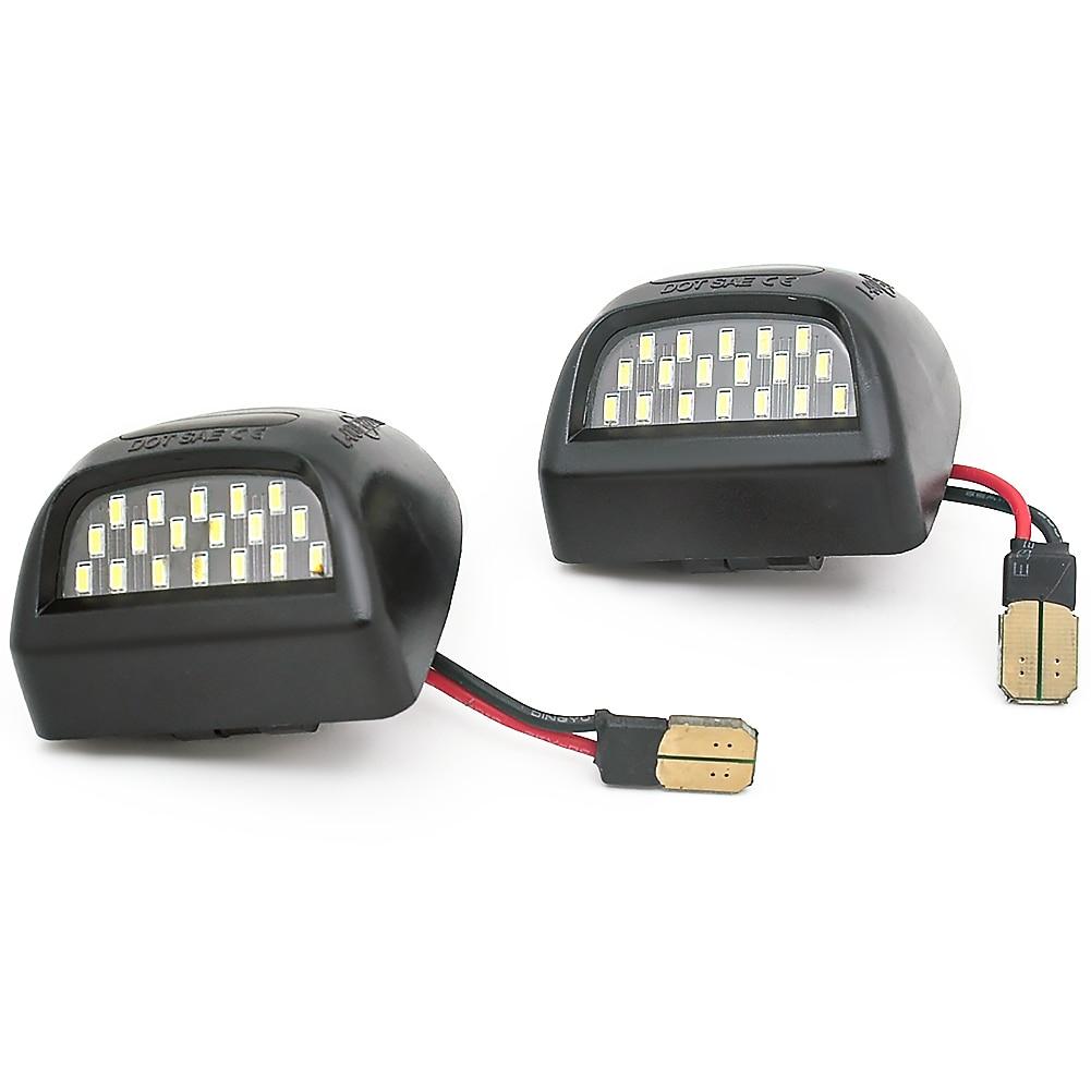 WF 6000K ксеноновый белый 18SMD OEM-полный светодиодный для Chevrolet Silverado GMC Sierra 1500 2500 3500 светильник номерного знака грузовика 12 В