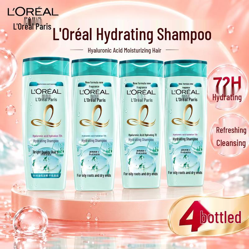 L'Oreal Увлажняющий шампунь с гиалуроновой кислотой 200 мл (4 шт.)