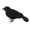 Halloween Black Crow Decoration Realistic Feathered Crow Prop Artificial Fake Raven Birds for Yard Tree Garden Patio Indoor Outdoor