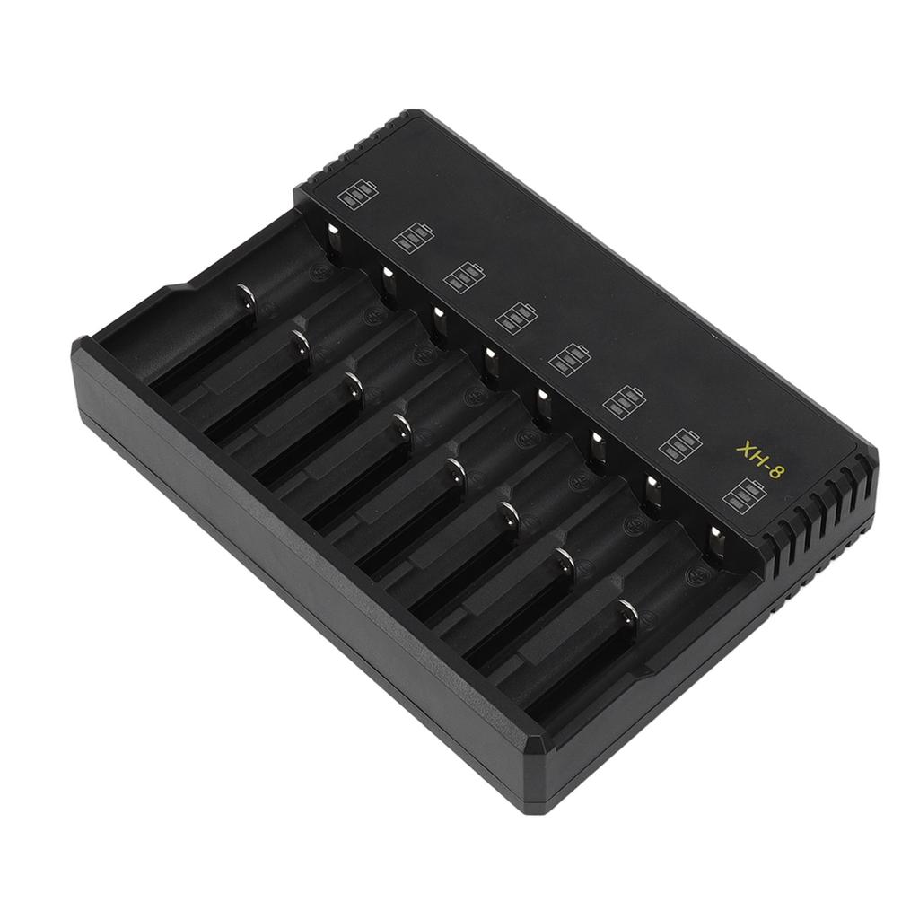 Зарядное устройство для литиевых аккумуляторов на 8 слотов 3,6 В, 3,7 В, зарядное устройство для аккумуляторов 10440, 14500, 14650, 16340, 16650, 17500