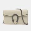[Pre-Owned] Dionysus Diamond Tiger Head Buckle Chain Shoulder Bag Leather Flap Bag Mini Crossbody Bag - Very Good #1CS1VLO