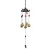 Best Wishes Lucky Metal Wind Chime Bell Outdoor Garden Classical Pavilion Hanging Decoration