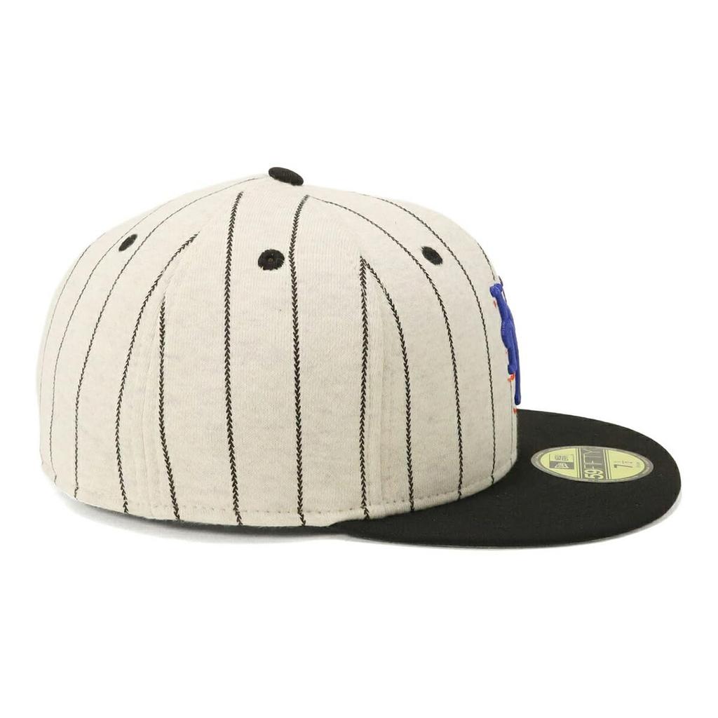 New Era 59FIFTY Oatmeal Size 7 NEYMET OATMEAL HEATHER BLACK Cap, 3/8, 5950,