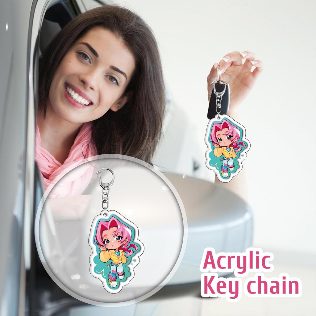 Мультяшный Аниме Фильм Прозрачный Акриловый Брелок Подвеска, Изысканный Подарок Подвесные Аксессуары Для Рюкзаков