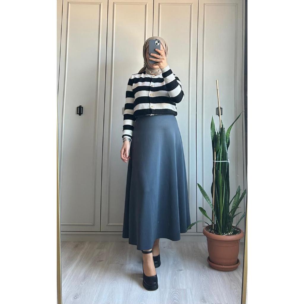 Sukuba Расклешенная юбка в стиле хиджаб