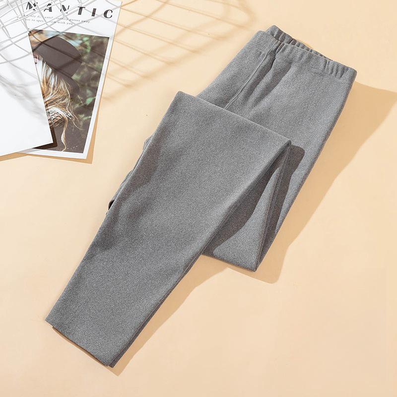 Мужские бесшовные немецкие бархатные осенние брюки: Теплые, подбитые бархатом, зимние штаны