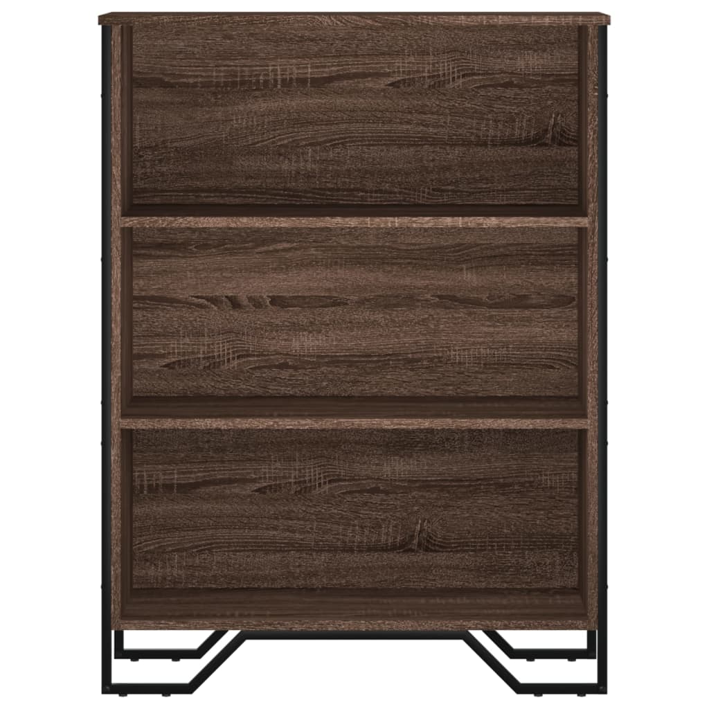 Bookshelf Brown Oak Look 80 x 31 x 106 cm Engineered Wood
