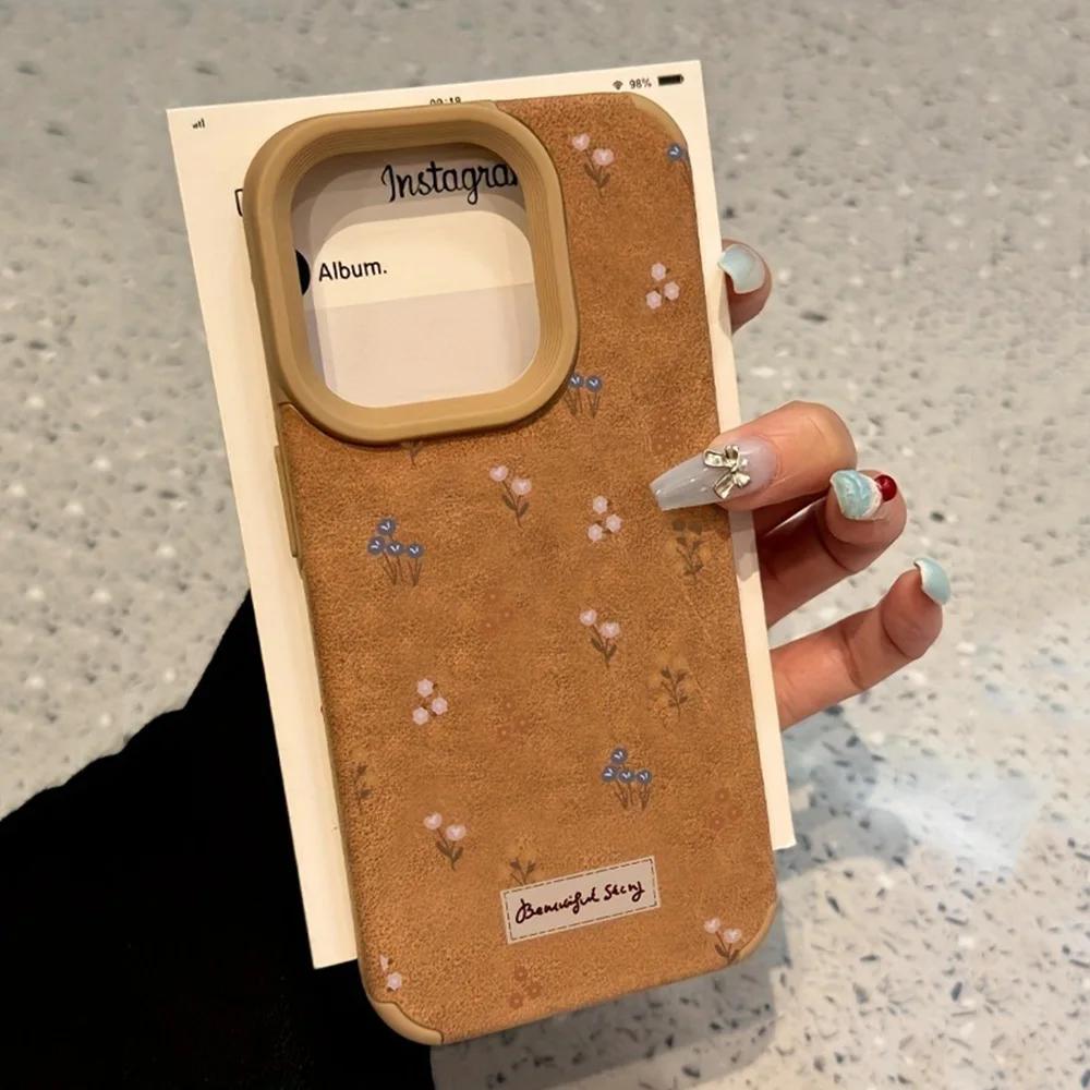 Зимние ветки листья цветы чехол из искусственной кожи для iPhone 17 16 15 14 Plus 13 12 11 Pro Max Air X XS XR противоударный чехол