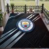 Soft Floor Carpet Manchester City Pattern Area Rug Decorative Mat For Home Room Decoration