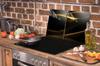 SZKLANA PŁYTA OCHRONNA DESKA 75x52 ZŁOTA