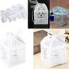 10/50/100 шт. Подарочные коробки для конфет в форме креста на свадьбу с лентой