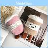 Plush Coffee Cup Stuffed Toy Simulation Dolls Backbag Decoration Gifts Kids