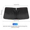 SEAMETAL Car Sun Shade Cover Front Windshield Protector Anti Sun UV Universal Interior Car Windshield Foldable Blocker Accessori