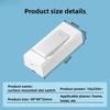 New 1 Gang 1 Way Surface-mounted Control Switch 110~250V Hand-pinched Mini Switch 2 Gang 2 Way Small Switch Bedside
