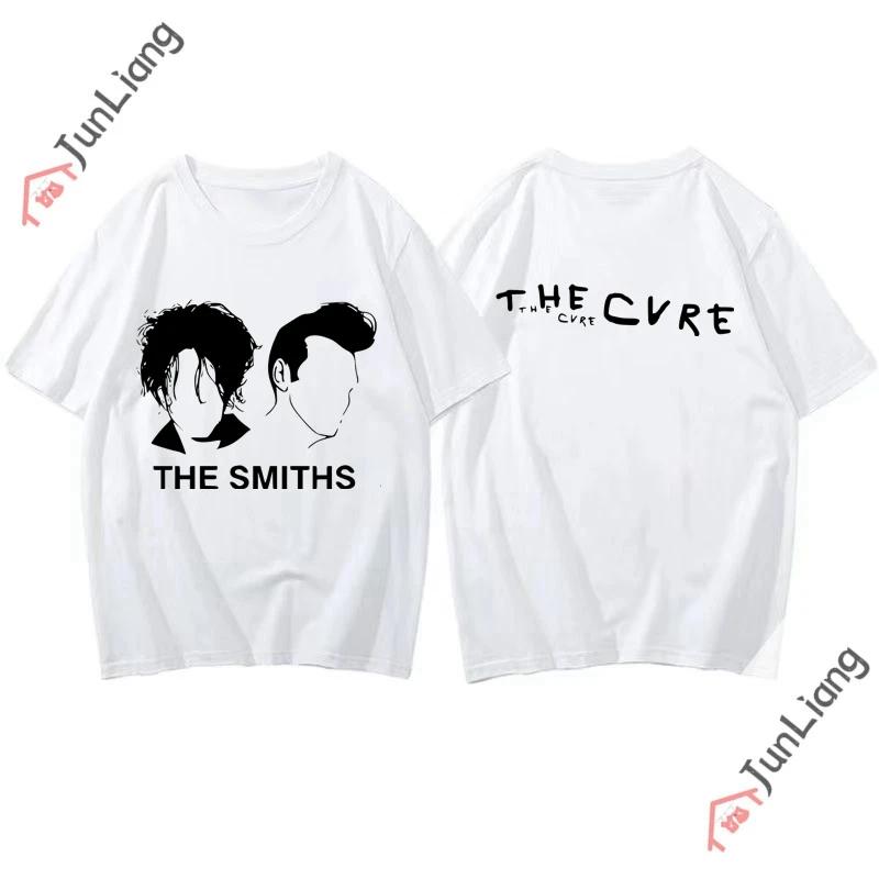 Футболка с летним топом Robert Smith Cure Music Band Y2K Queen Футболка Tumblr Custom Harajuku Smith