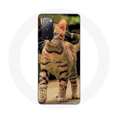 Чехол для Samsung Galaxy S20 FE Bengal Race с мультяшными кошками