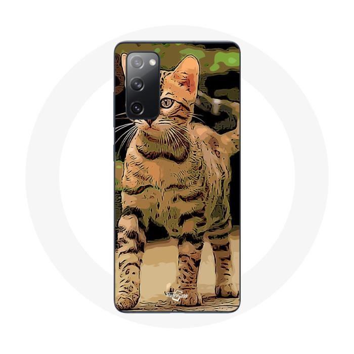 Чехол для Samsung Galaxy S20 FE Bengal Race с мультяшными кошками