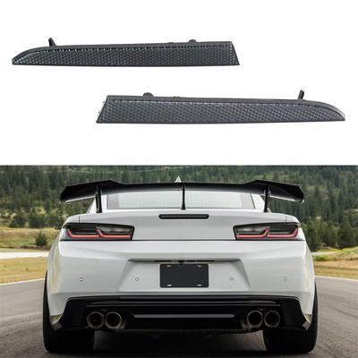Дымчатые отражатели диффузора заднего бампера для Chevy Camaro 2016-2022 LT SS ZL1