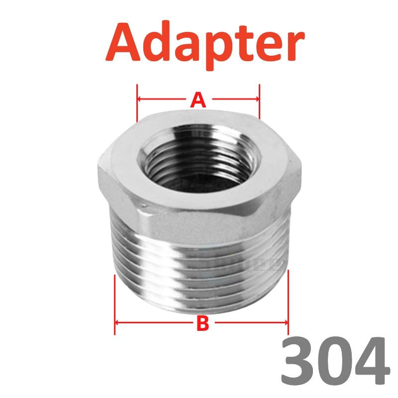 Сантехническое соединение 1/8” 1/4" 3/8" 1/2" 3/4" Нержавеющая сталь 304 Наружная внутренняя резьба Фитинг Переходник Адаптер для британской водопроводной трубы