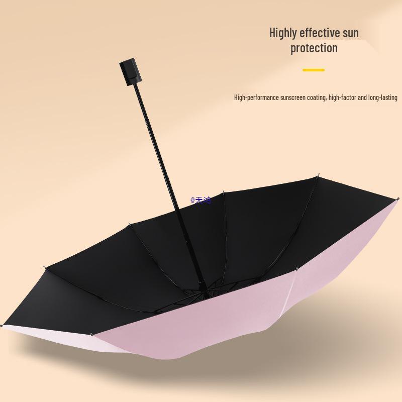 Очень большой зонт-солнцезащитный двойного назначения: Плотный, Усиленный, Складной для Солнца и Дождя