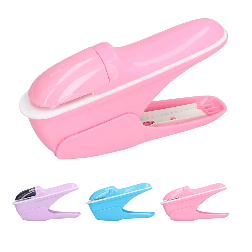 Степлер без скоб, безопасный, экологически чистый, ABS-степлер для офисных документов