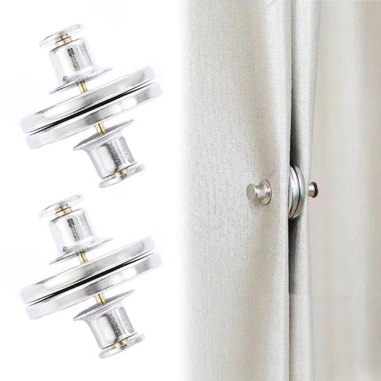 1 пара занавесок с магнитной застежкой, предотвращающих утечку света, прочный сплав, занавеска для душа в ванной, вес, магнитная застежка, кнопка удержания, товары для дома