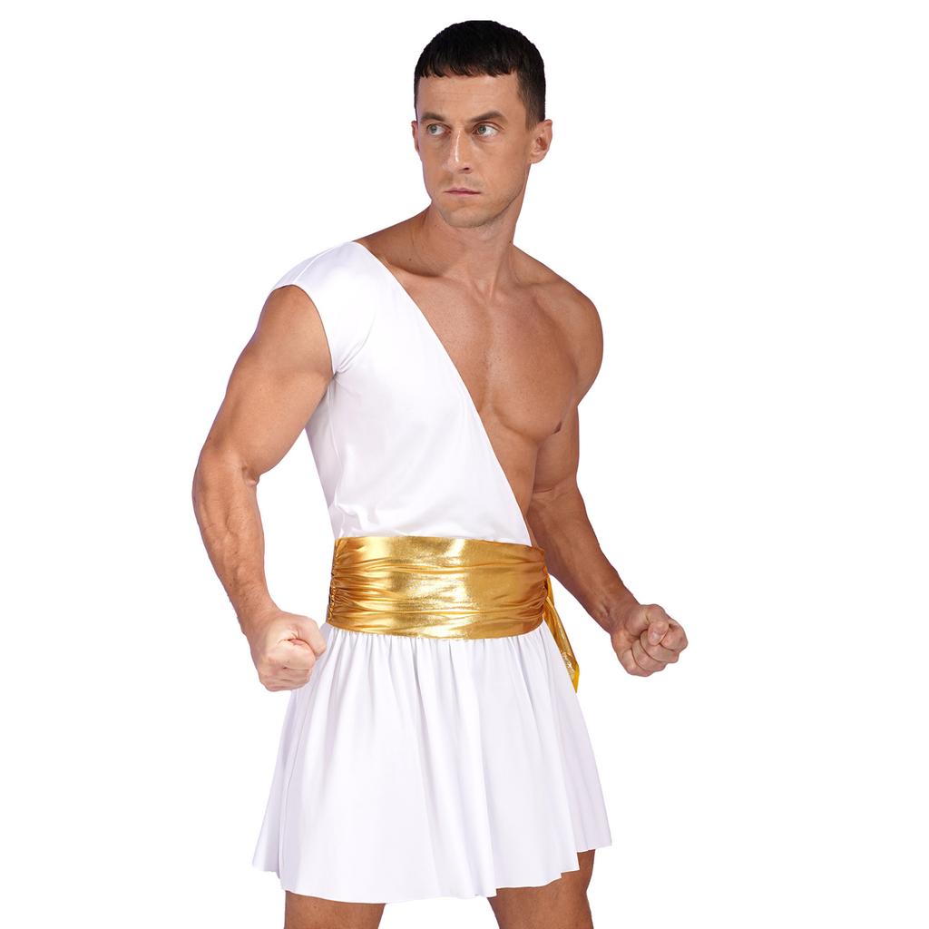 Мужской костюм древнегреческого бога на Хэллоуин, ролевая игра, средневековый рыцарь-воин, косплей, наряды