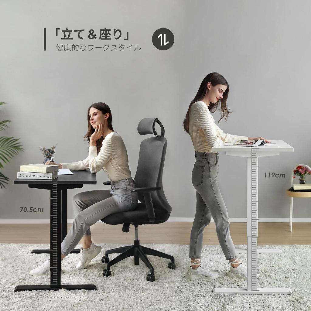 Электрический подъемный стол Sunon 120 см x глубина Собирается за 8 минут Подъемный стол Электрический 2-моторный стоячий стол Регулируемый по высоте стол Компьютерный стол