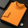 Men's Mock Neck Sweater Warm Wool Knitted