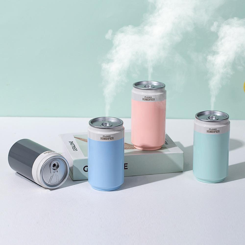 Portable USB Creative Coke Can Humidifier for Home, Office, and Car