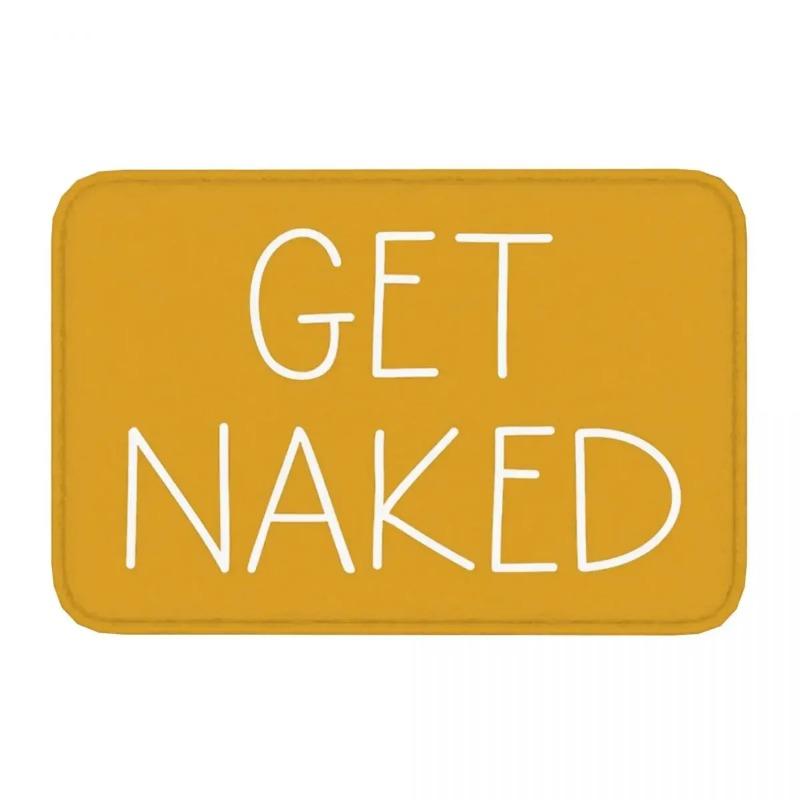 Get Naked Doormat Welcome Mat  Bath Bedroom Living Room Soft Anti-slip Carpet Balcony Floor Rug Home Decoration