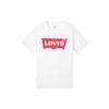 Levis Logo Printed Round Neck Pullover T-Shirt Women Tops White 16490-0005