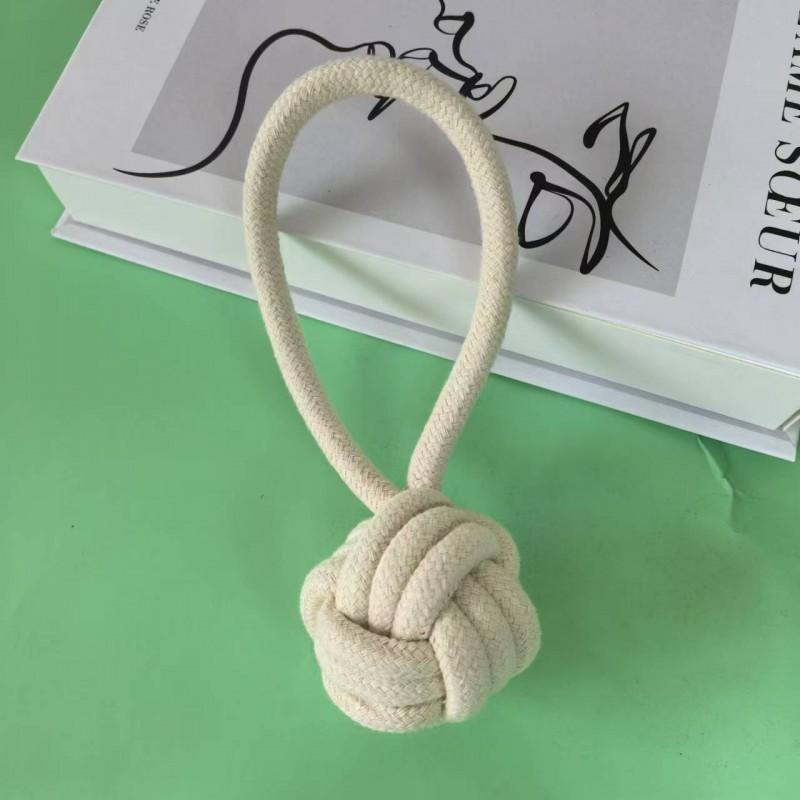 Durable Cotton Rope Dog Chew Toys Set Knot Ball Tug Toy Bone Ring More Small To Large Dogs
