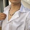 Jewelry Men's Versatile Design Color Necklace Fashion Simple Personality Stitching Beads Clavicle Chain.