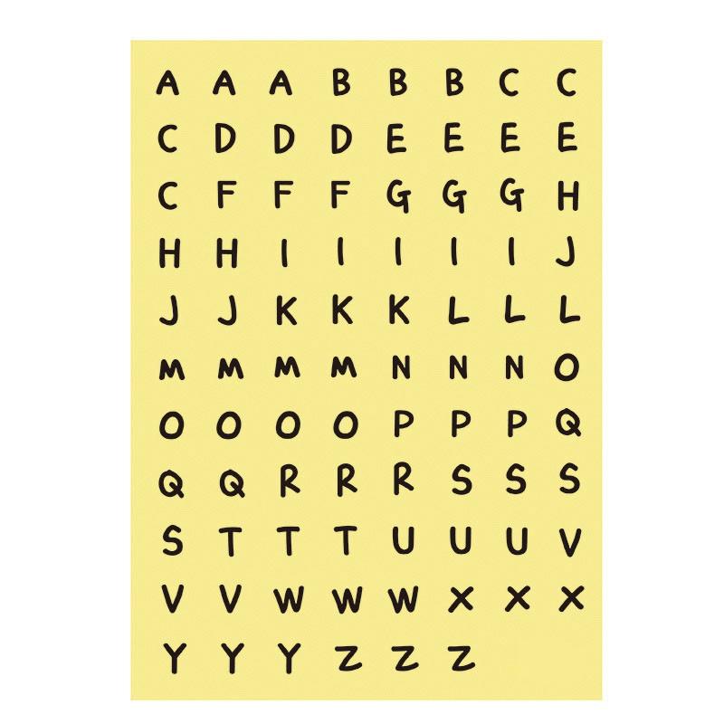 Декоративные наклейки своими руками Алфавит Цифры Наклейки Материал Клей